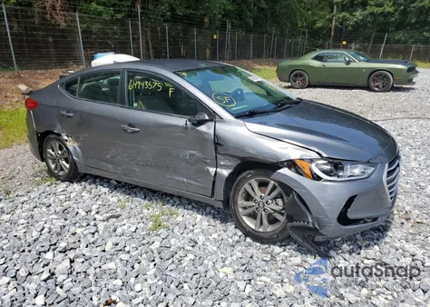2018 Hyundai Elantra Sel z USA, uszkodzony, nr VIN 5NPD84LF0JH333353